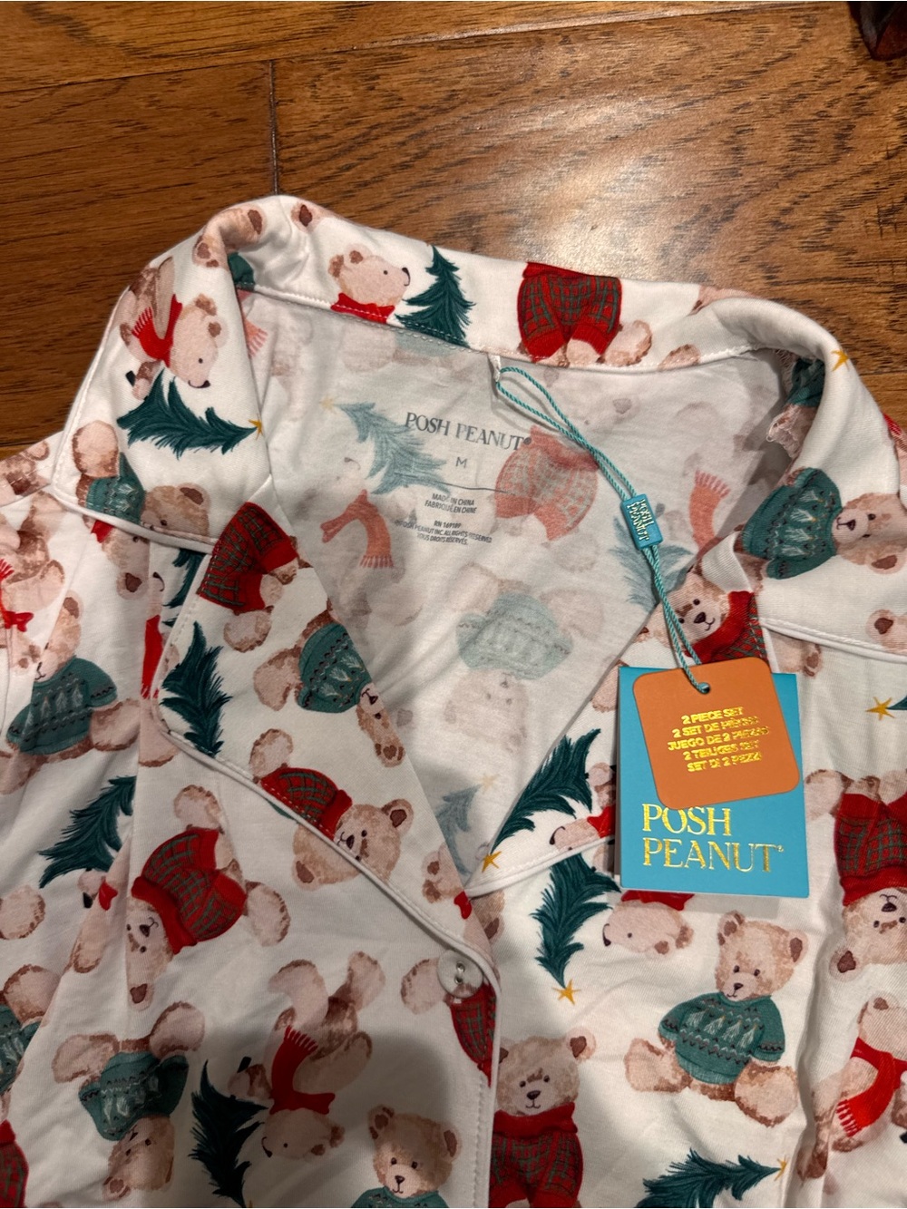 Posh Peanut Women’s Holiday Bear PJ Set BNWT!! - Picture 2 of 2